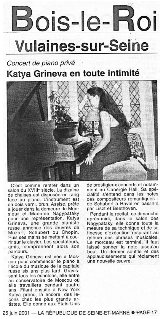 Scanned page from La République de Seine-et-Marne