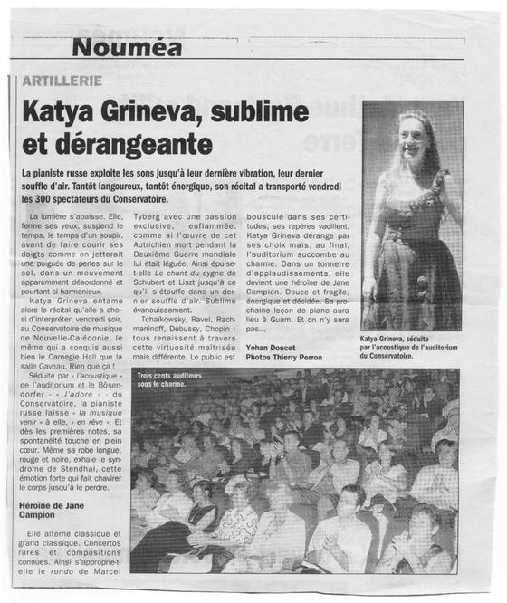 Scanned page from Nouméa
