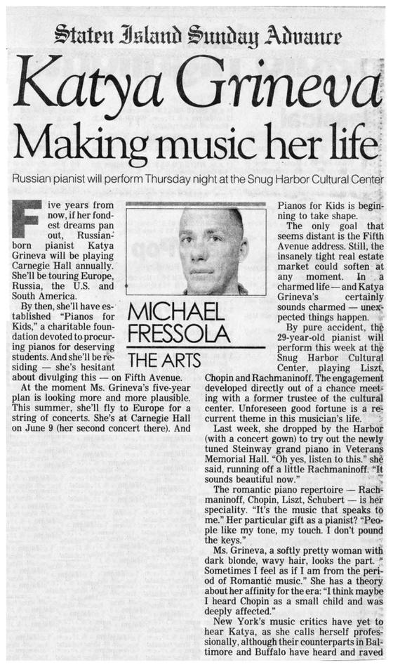 Scanned page from Staten Island Sunday Advance